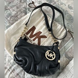 Michael Kors small black crossbody bag